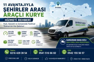 Şehirler arası araçlı kurye hizmeti, Türkiye genelinde hızlı, güvenli ve aynı gün teslimat avantajı sunar.